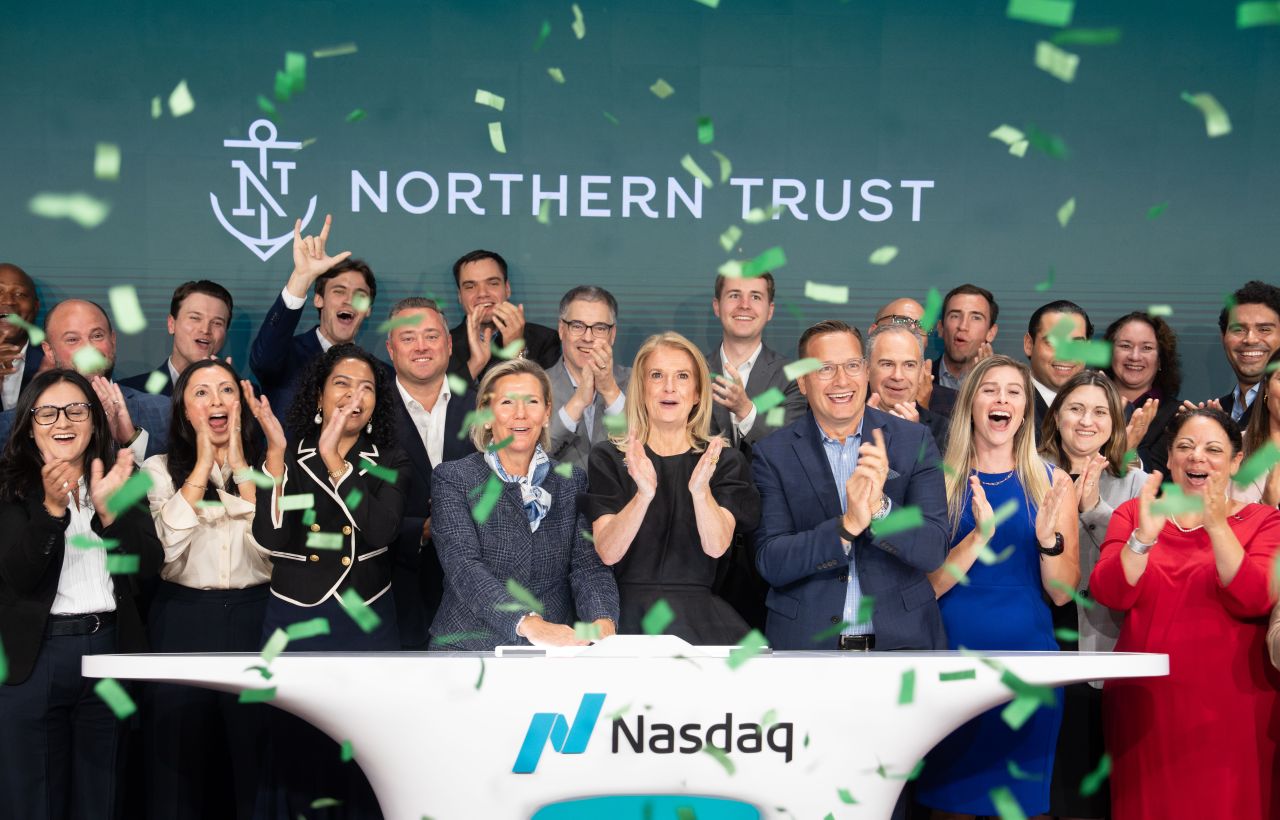 View Ringing the Nasdaq Closing Bell