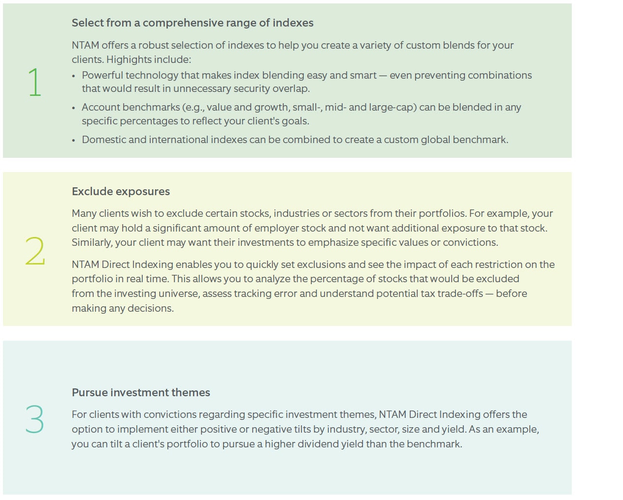 3 steps to customizing personal portfolios for direct indexing