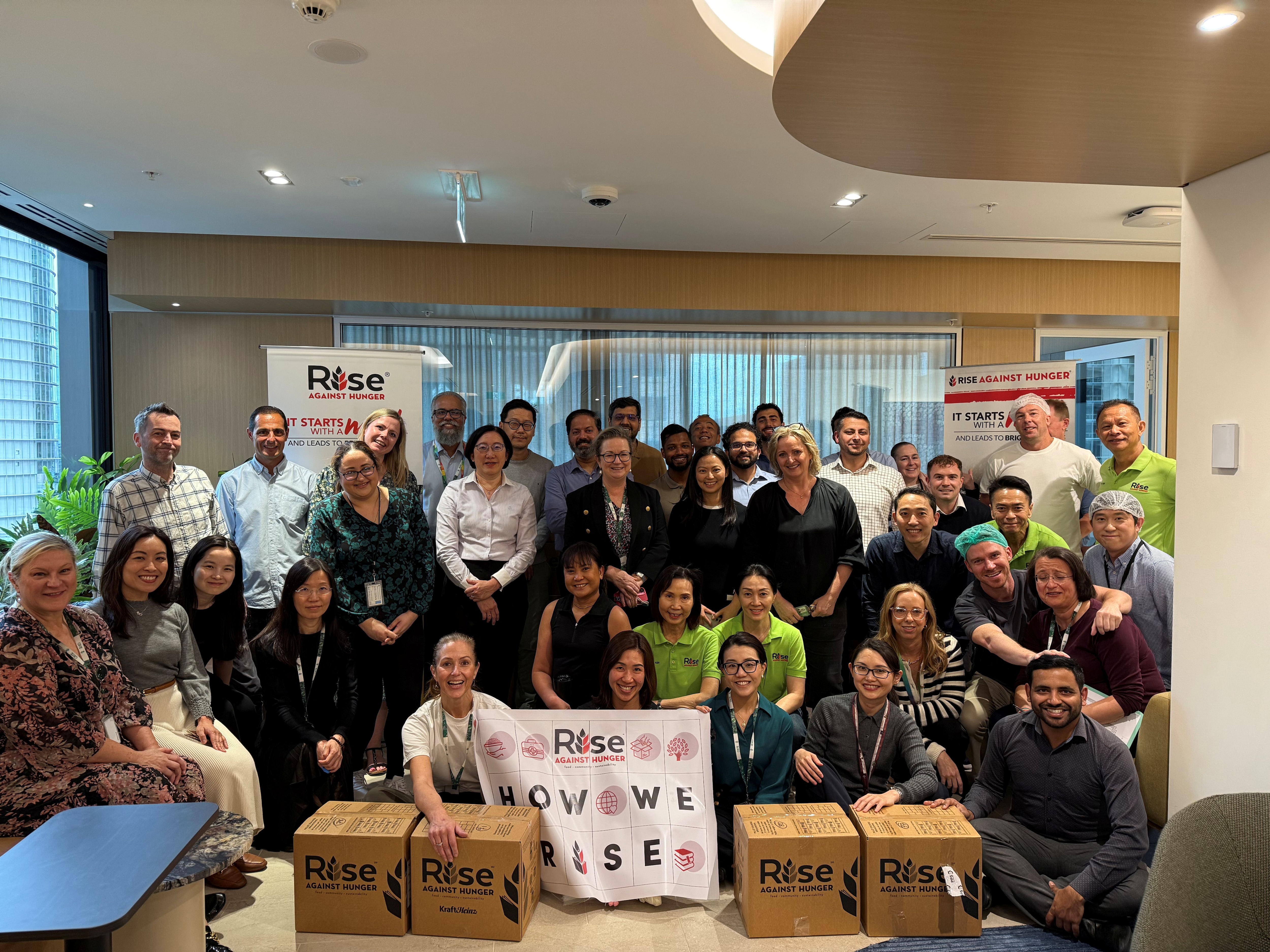 Achieving Greater Together: Rise Against Hunger at Northern Trust Sydney