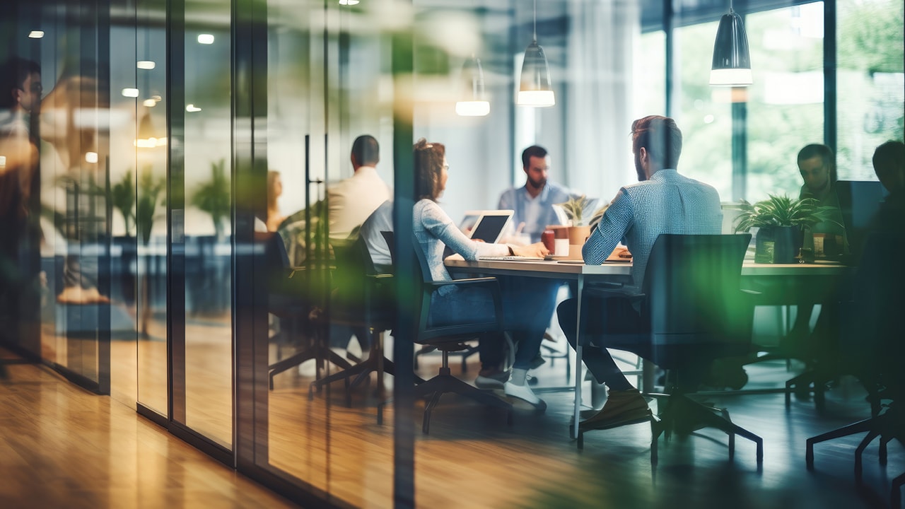 Workplace people working